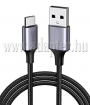 DKCA-11 Nylonszvet borts, minsgi <br>USB Type A 3.0 - USB Type C 3.1 adat/tlt kbel