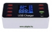 AT-A9+ <b>40 W</b>-os 6  USB + 1 x QC3.0 + 1 USB PD<br>univerzlis tltlloms