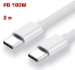 CCK100W2 USB Type C  - USB Type C kbel <br> <b>100W</b> nagysebessg adat/tltkbel, <b>2 m</b>