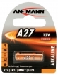 Ansmann hosszú élettartamú alkáli elem 12V (A27)