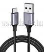 DKCA-11 Nylonszövet borítású, minőségi <br>USB Type A 3.0 - USB Type C 3.1 adat/töltő kábel