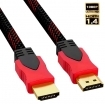 <b>25 m-es</b> nagysebességű 1.4 HDMI M/M kábel<br>nylonszövet borítással
