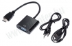 HDMI-VGA+audio átalakító (konverter)