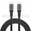 DKS-11 USB Type C  - USB Type C <br>nagysebességű, nagyteljesítményű adat/töltő kábel